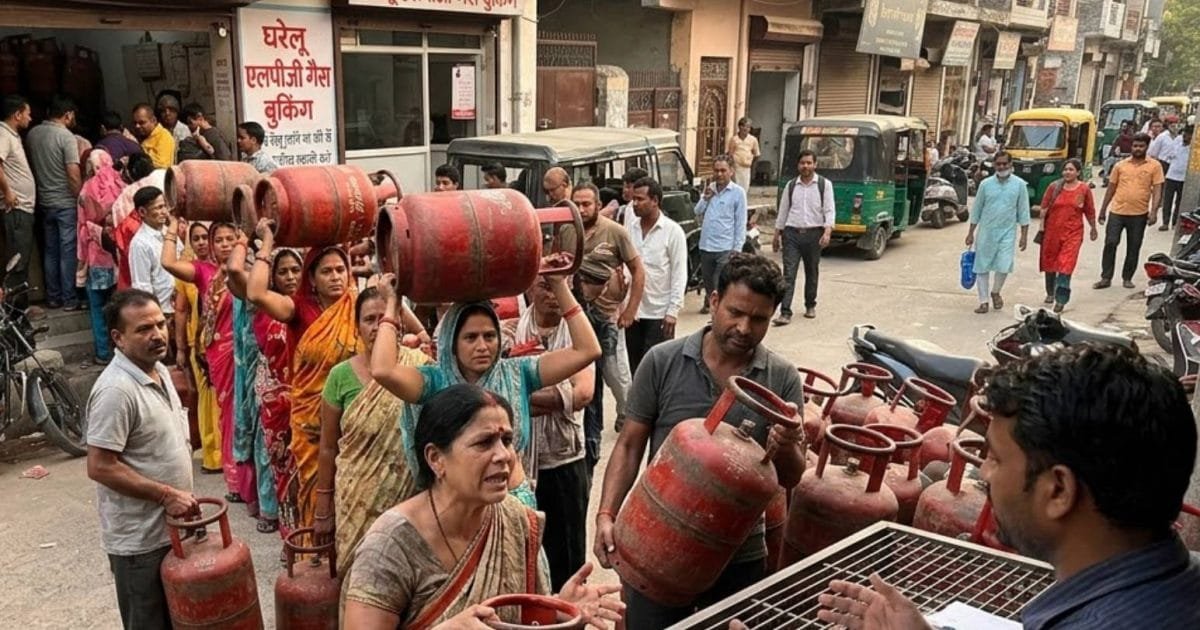 दिल्‍ली-NCR गैस संकट: 5 दिन से बुकिंग ठप, 400/KG ब्लैक में बिक रहा सिलेंडर