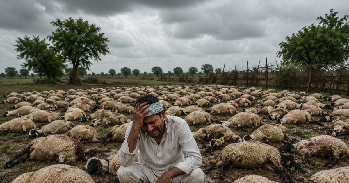 सो रही थीं 200 भेड़, तभी घुस गए बाड़े में खुंखार कुत्ते,110 को जिंदा नोच खाया