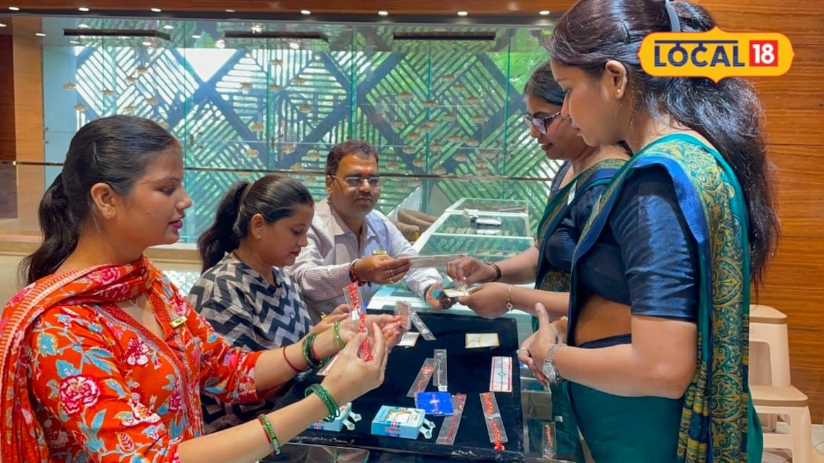 रक्षाबंधन ने ज्वेलर्स बाजार में लौटाई रौनक, सोने-चांदी की राखियों की डिमांड