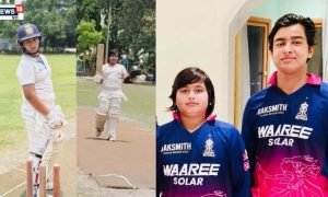 20 चौके और 103 रन…वैभव के छोटे भाई आशीर्वाद ने ठोकी करियर की पहली सेंचुरी