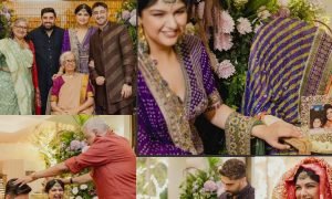 अंशुला कपूर ने सगाई में मां को रखा पास, भाई ने किया तिलक, पापा ने दिया आशीर्वाद, दिखाई ससुराल वालों की झलक