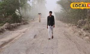 सड़कों पर धूल के गुब्बारे के साथ दिखते हैं गढ्ढे, चित्रकूट से सतना, प्रयागराज, मुख्य मार्ग