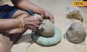 कलकत्ता की मूर्ति कला लेकर सुल्तानपुर आए पिता, आज बेटा संभाल रहा विरासत