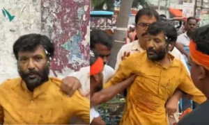 पूर्व TMC विधायक नीलाबाती साहा के पति बने निशाना, अचानक सामने आए लोगों ने अंडा फेंककर किया हमला, VIDEO