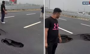 12000 करोड़ का ये कैसा दिल्ली-देहरादून एक्सप्रेसवे? थोड़ी सी बारिश और उखड़ गई सड़क