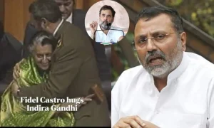 राहुल गांधी के विवादित बयान के बाद नहीं थम रहा बवाल, अब निशिकांत दुबे ने इंदिरा गांधी की डाली फोटो और पूछे सवाल