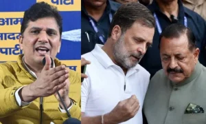 राहुल गांधी से मिले PM मोदी के मंत्री तो AAP को लगी मिर्ची, INDI गठबंधन में फूट, सौरभ भारद्वाज बोले- वह जंतर मंतर नहीं जाना चाहते बल्कि…