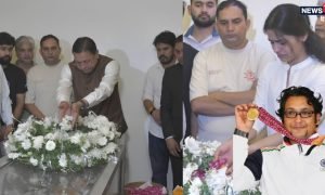 मणिकर्णिका घाट पहुंचा शूटर जसपाल राणा का पार्थिव शरीर, लोग दिखे भावुक
