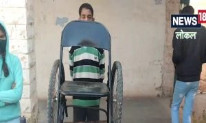 Nagaur News : सरकारी स्कूल के छात्र का कमाल, बनाई फोल्डेबल व्हीलचेयर